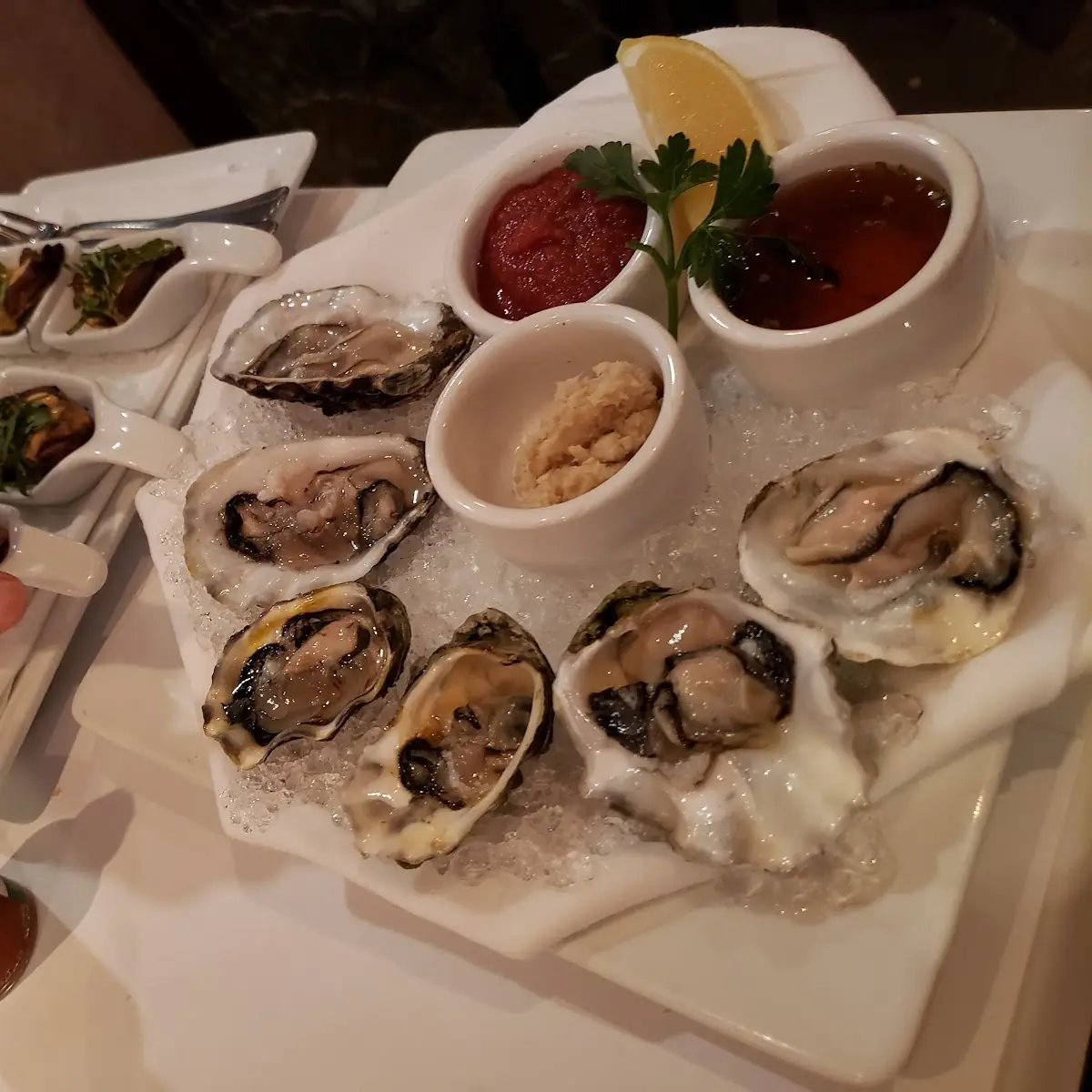Raw Oysters on the Half Shell