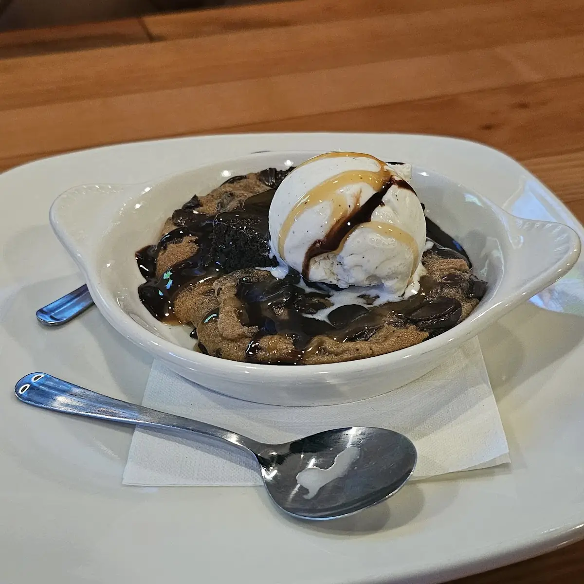 Chocolate Chip Brownie Sundae