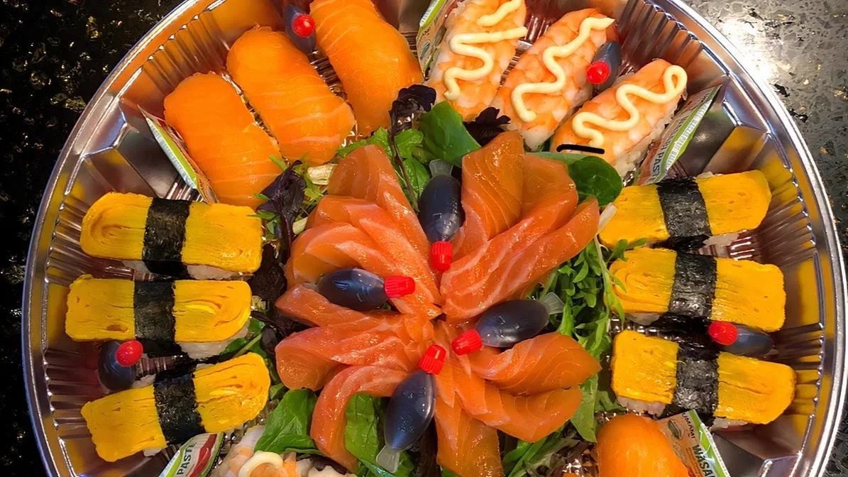 Sushi Platter, Hand Wok Cafe