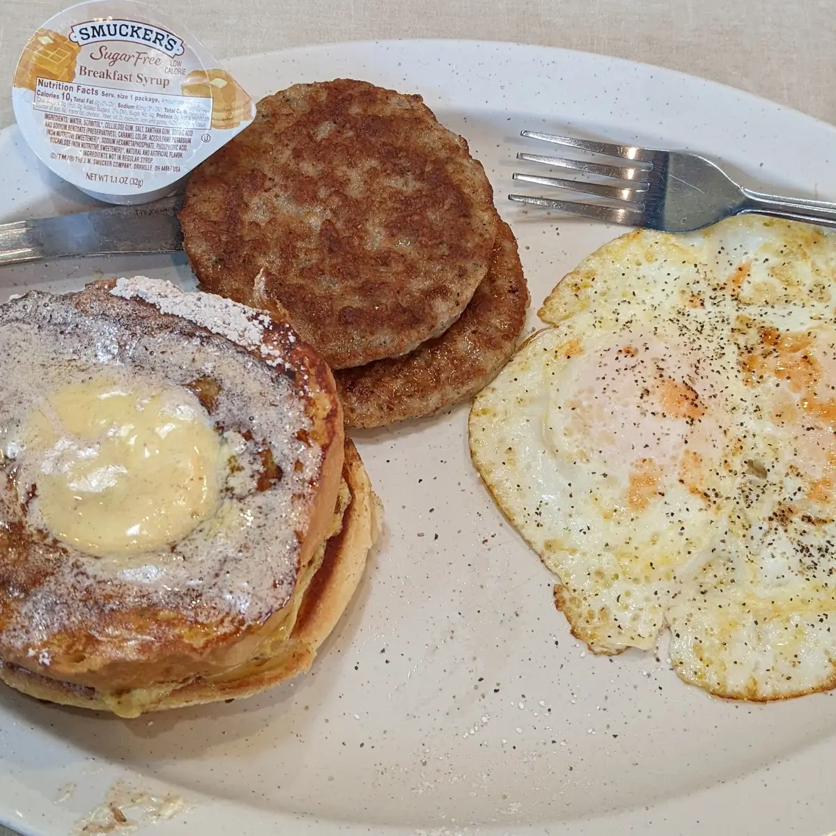 Cinnamon Roll French Toast Platter
