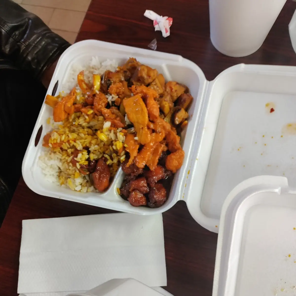 Three Meats with White Rice