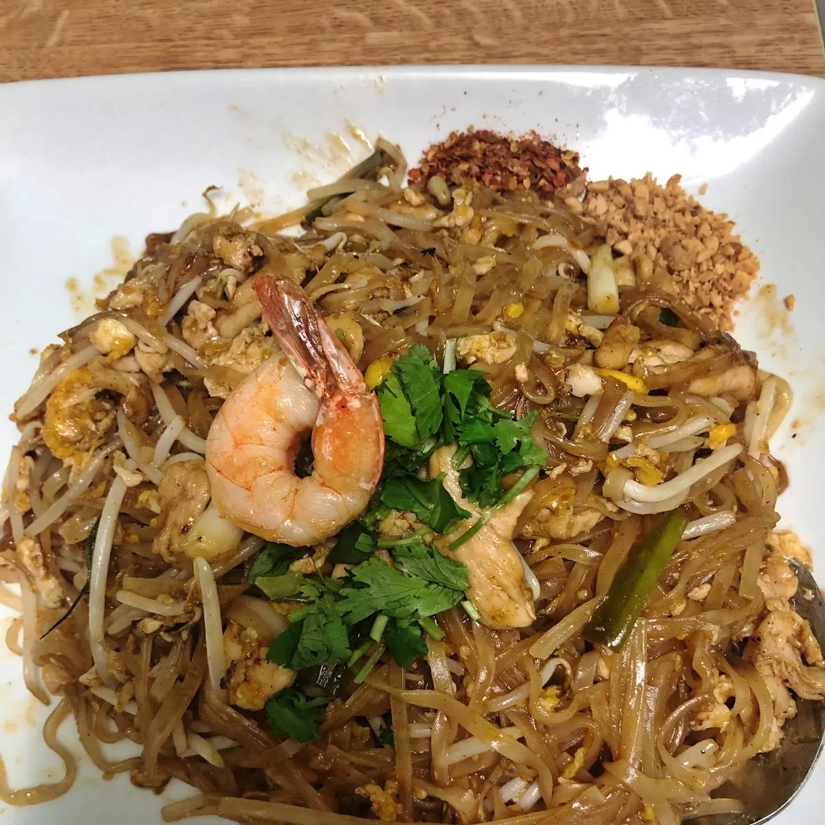Shrimp and Beef Pad Thai