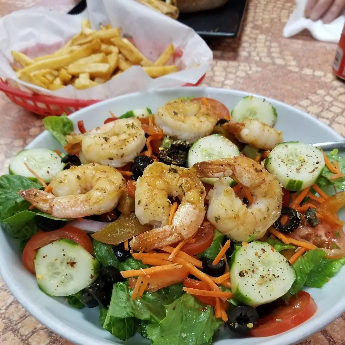 Shrimp Caesar Salad
