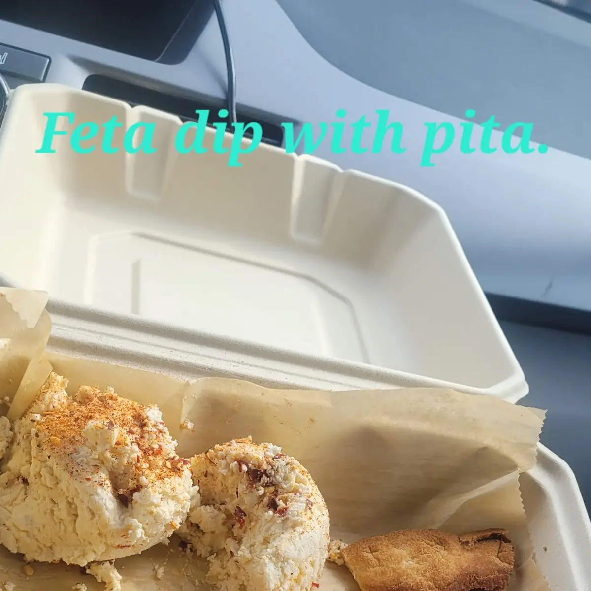 Feta Spread and Pita Chips