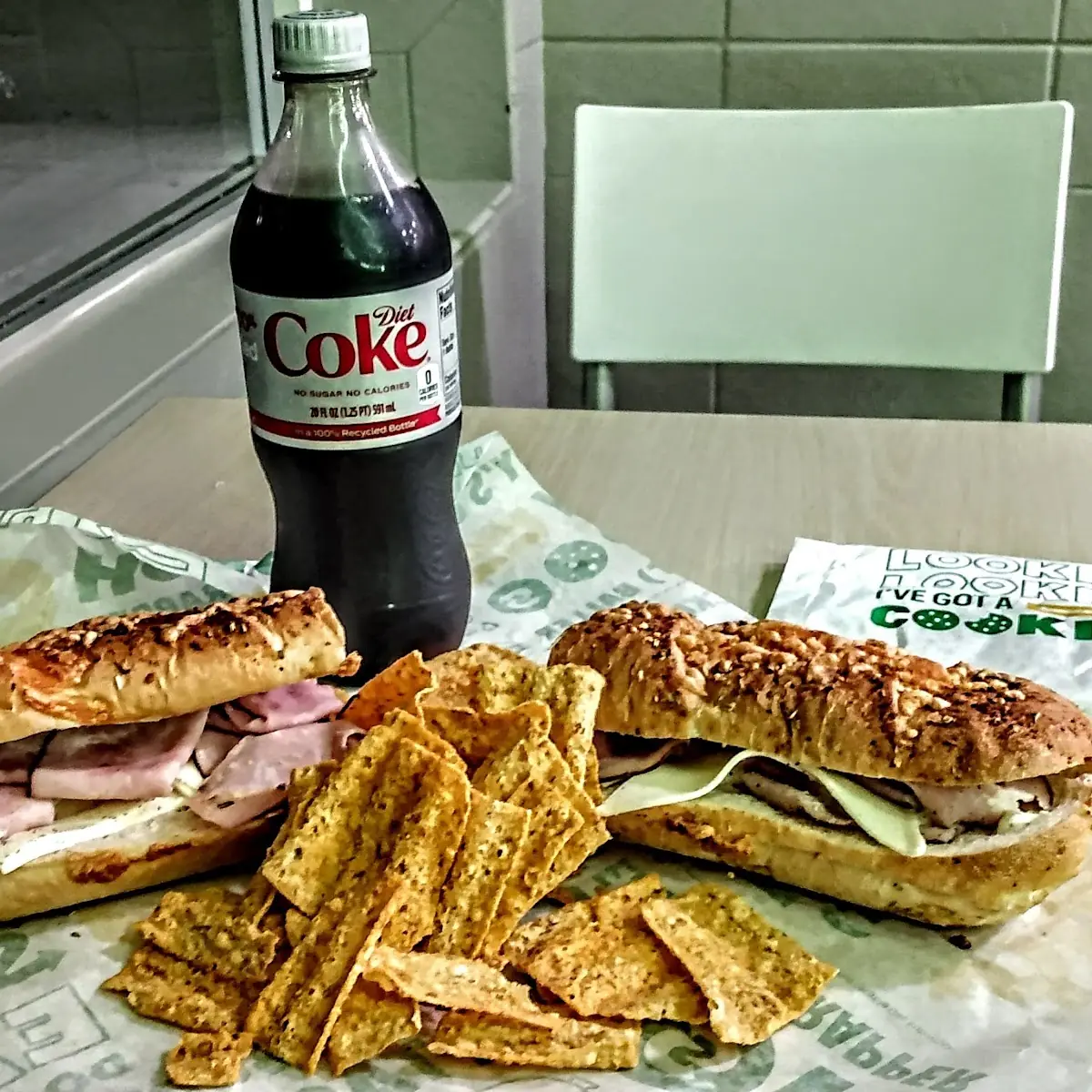 Ham and Cheese Sub Meal