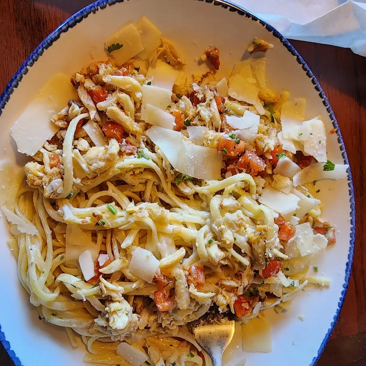 Crab Carbonara Pasta
