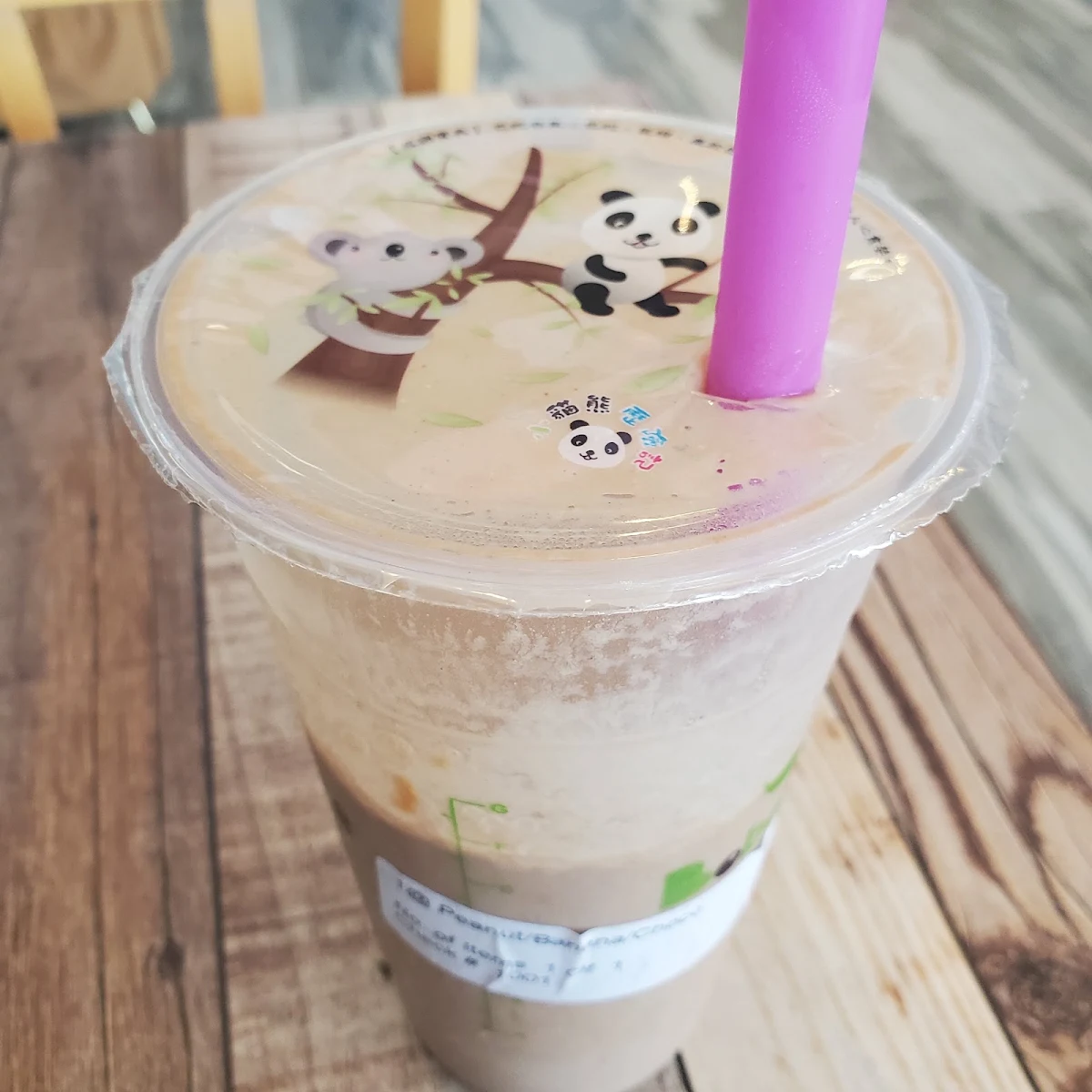 Chocolate Peanut Butter and Banana Smoothie