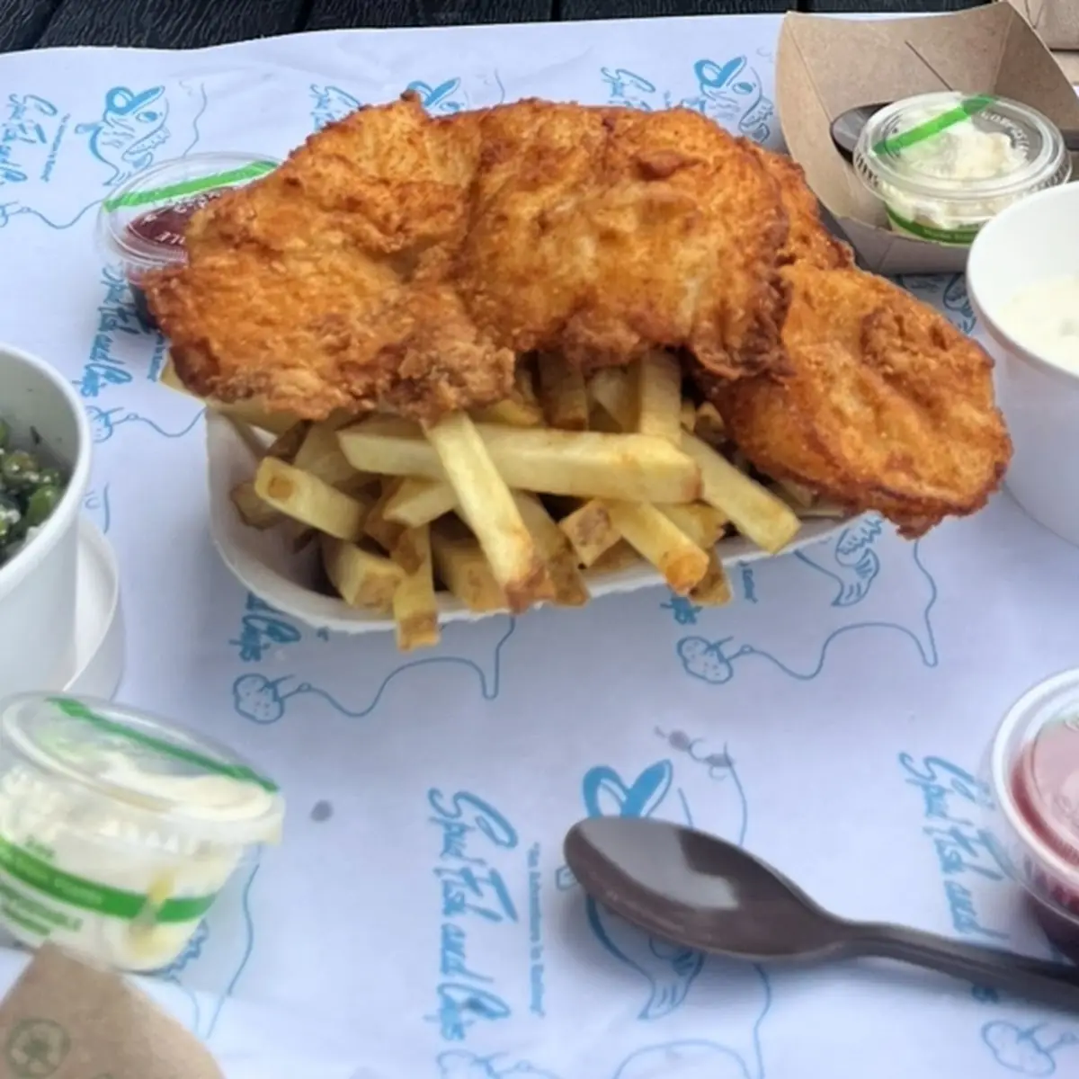 Fish and Chips and Fried Pickles