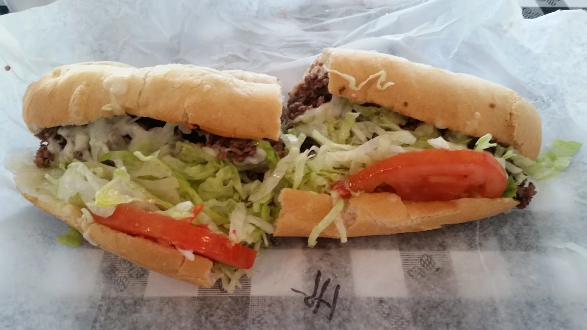 Famous Steak and Cheese Sub Sandwich
