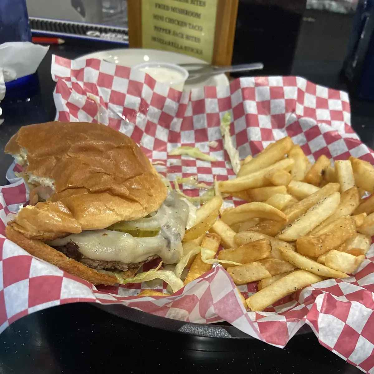 Burger and Fries
