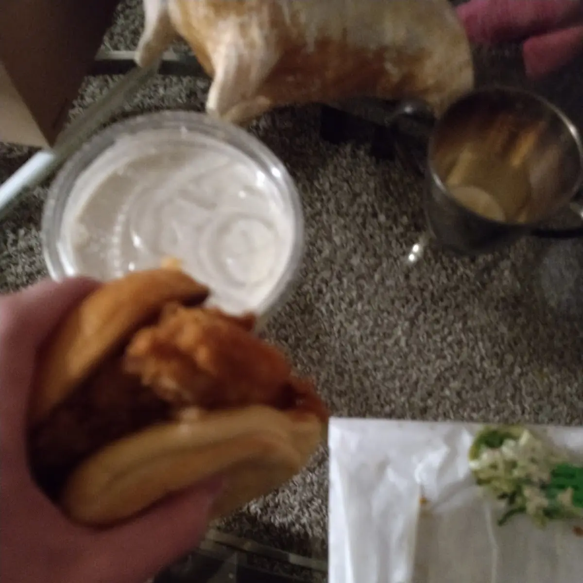 Chicken Burger with Shakes