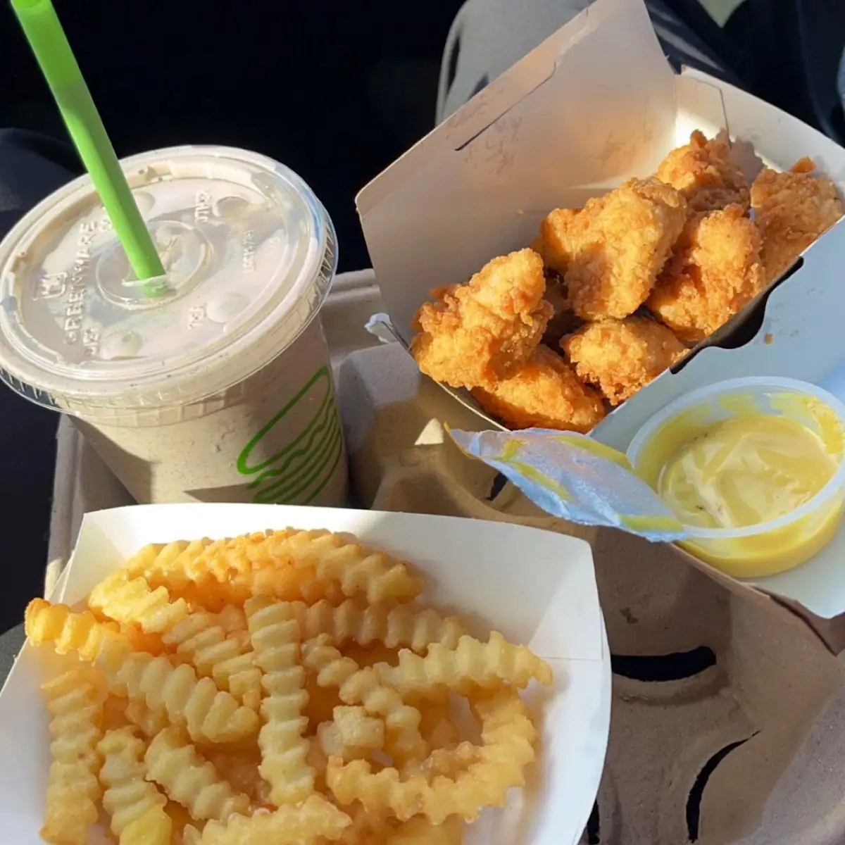 Fries and Honey Mustard