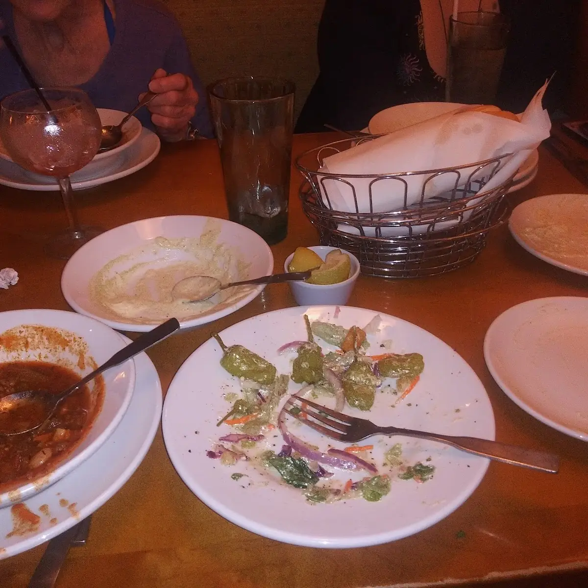 Soup Salad and Bread Sticks