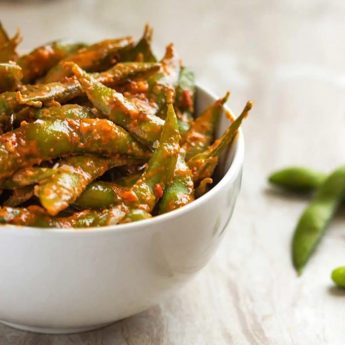 Edamame with Chili Oil