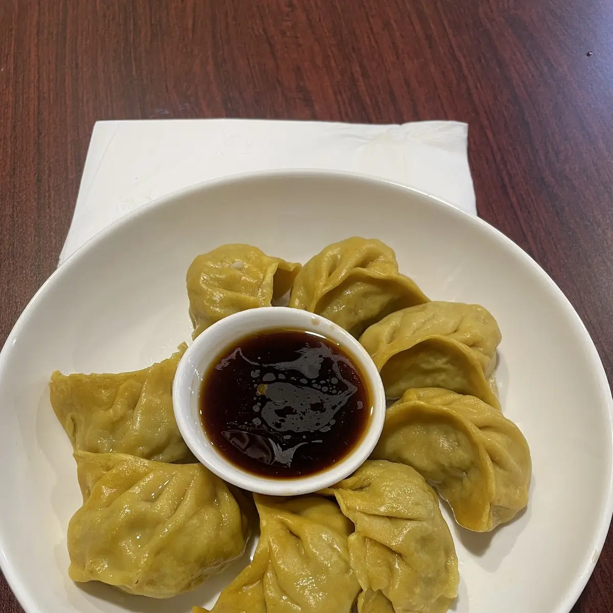 Steamed Momo with Dipping Sauce