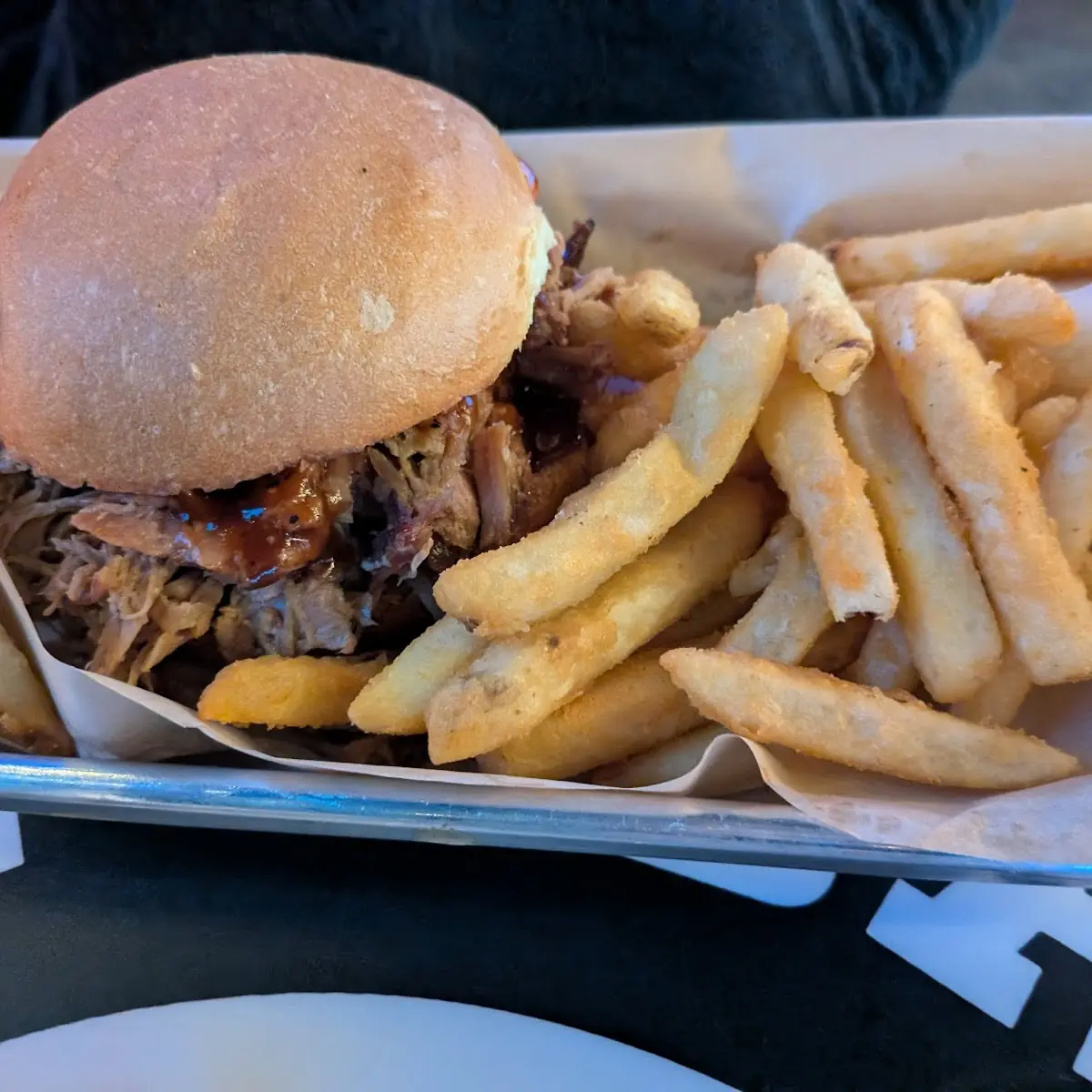 Pulled Pork BBQ and Fries