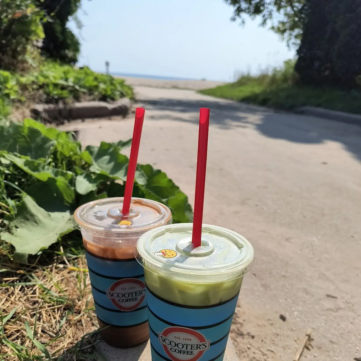 Matcha Green Tea Latte and Mocha Mocha