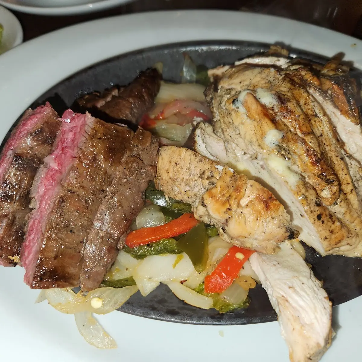 Chicken and Steak Fajitas