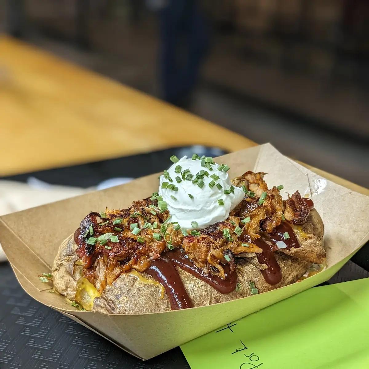 BBQ Pork Baked Potato