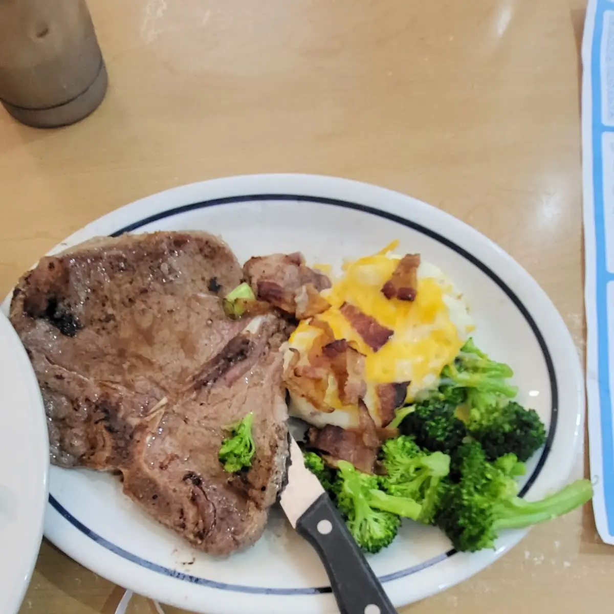 T-Bone Steak & Eggs