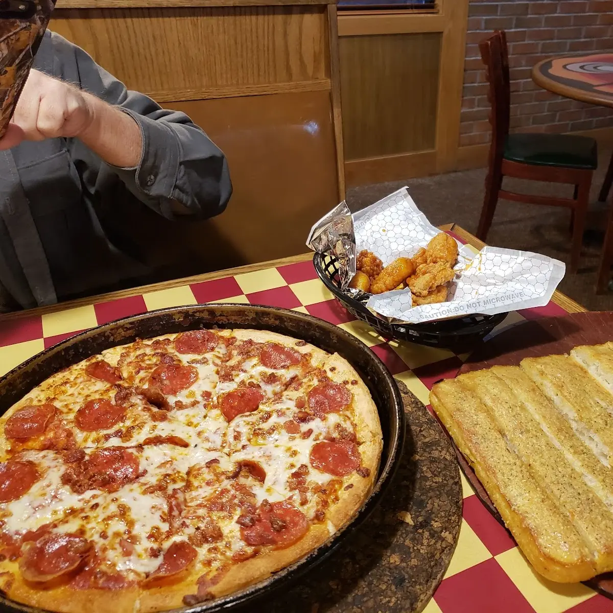 Pepperoni Pizza Breadsticks Wings