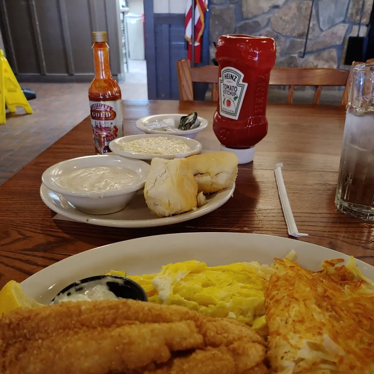 Cracker Barrel Uncle Herchels Breakfast Plate