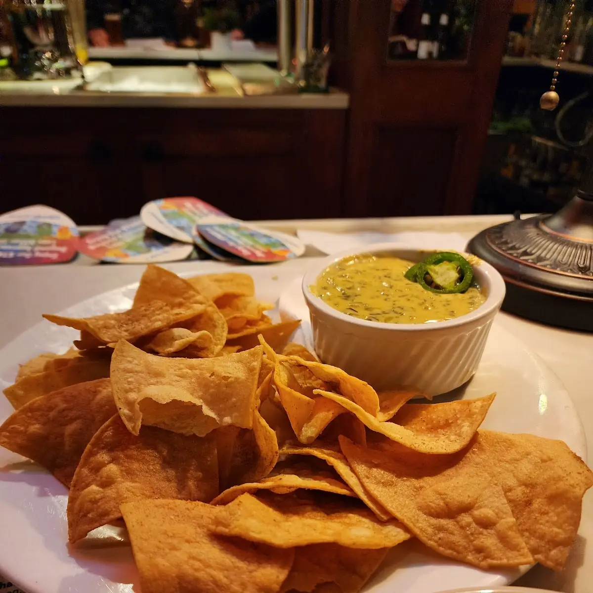 Hot Spinach Con Queso Dip