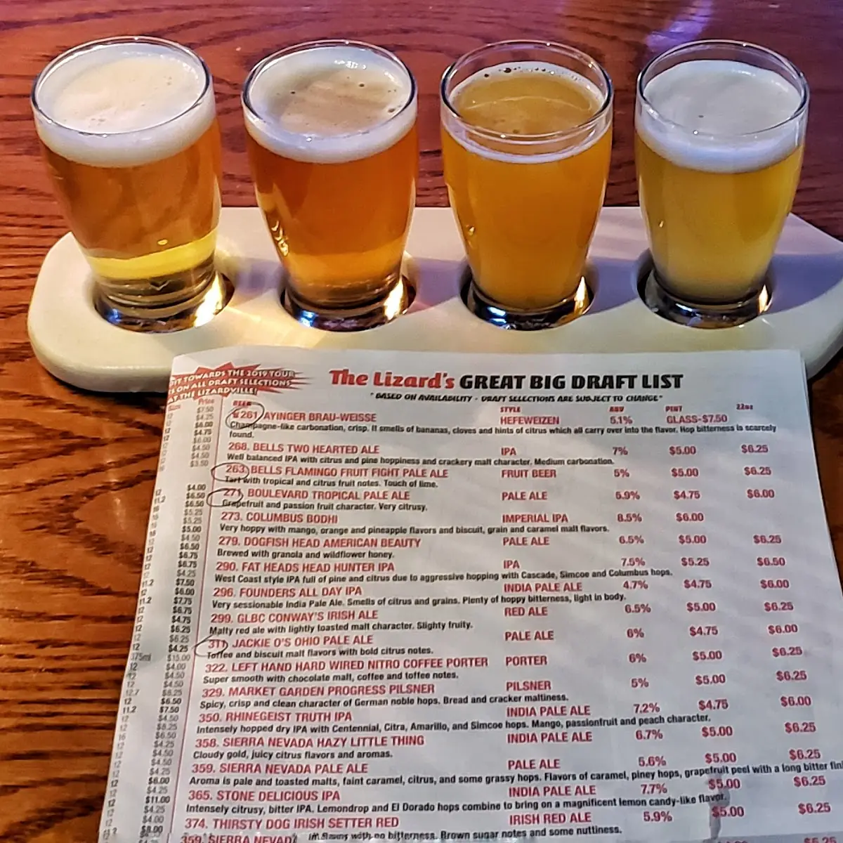 Beer Flight