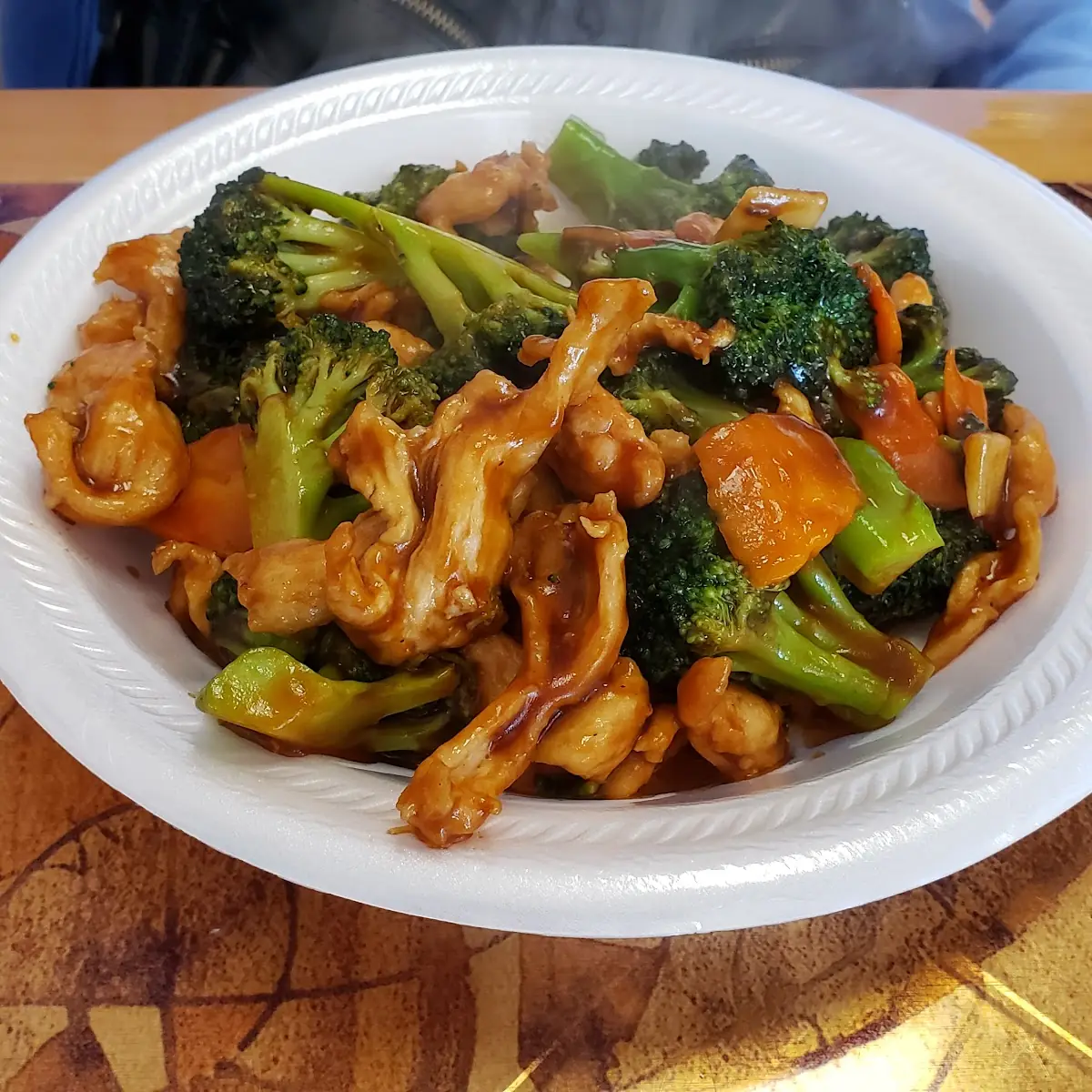 Roast Pork with Chinese Veg