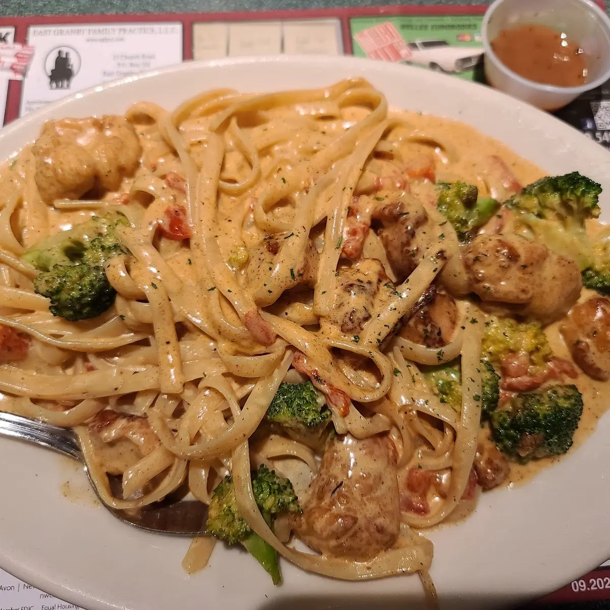 Crazy Chicken Alfredo Pasta