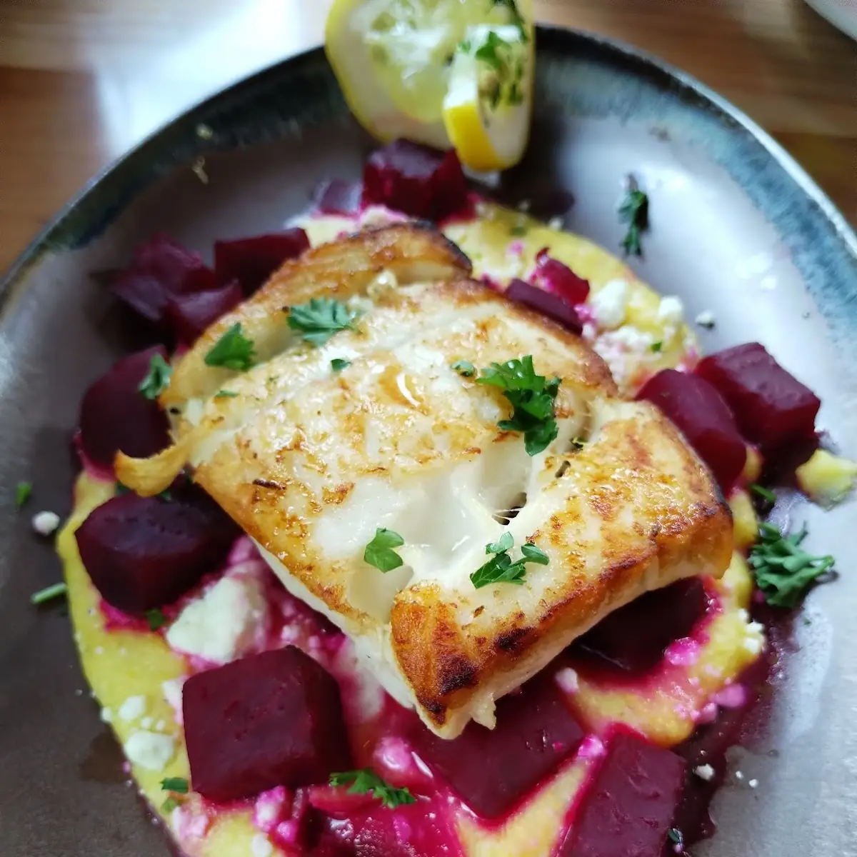 Pan Seared Halibut