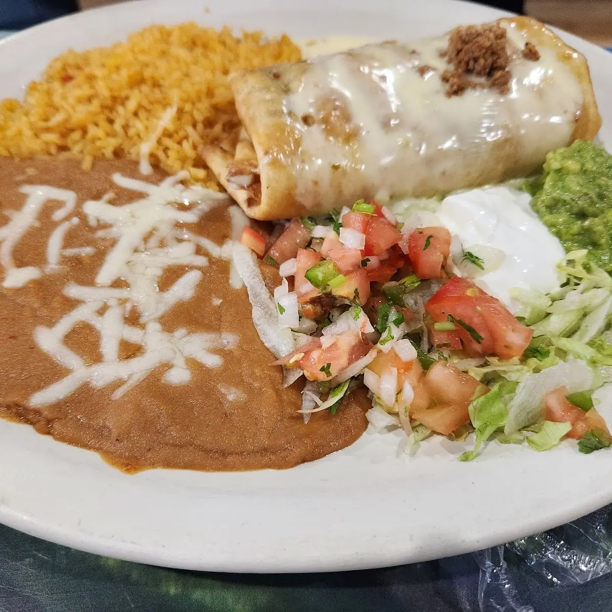 Beef Enchilada Plate