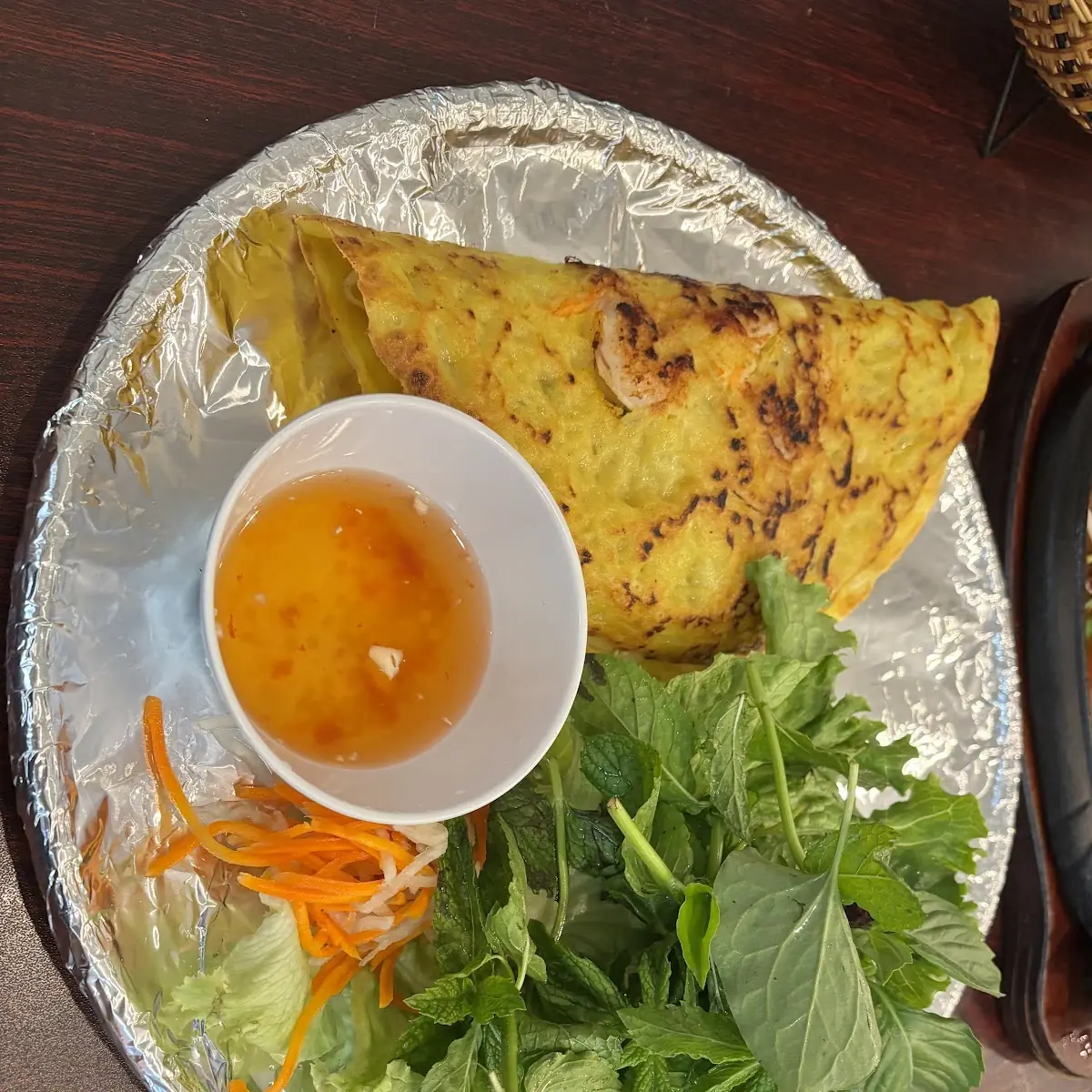 Banh Xeo Chay Veggie Pancake