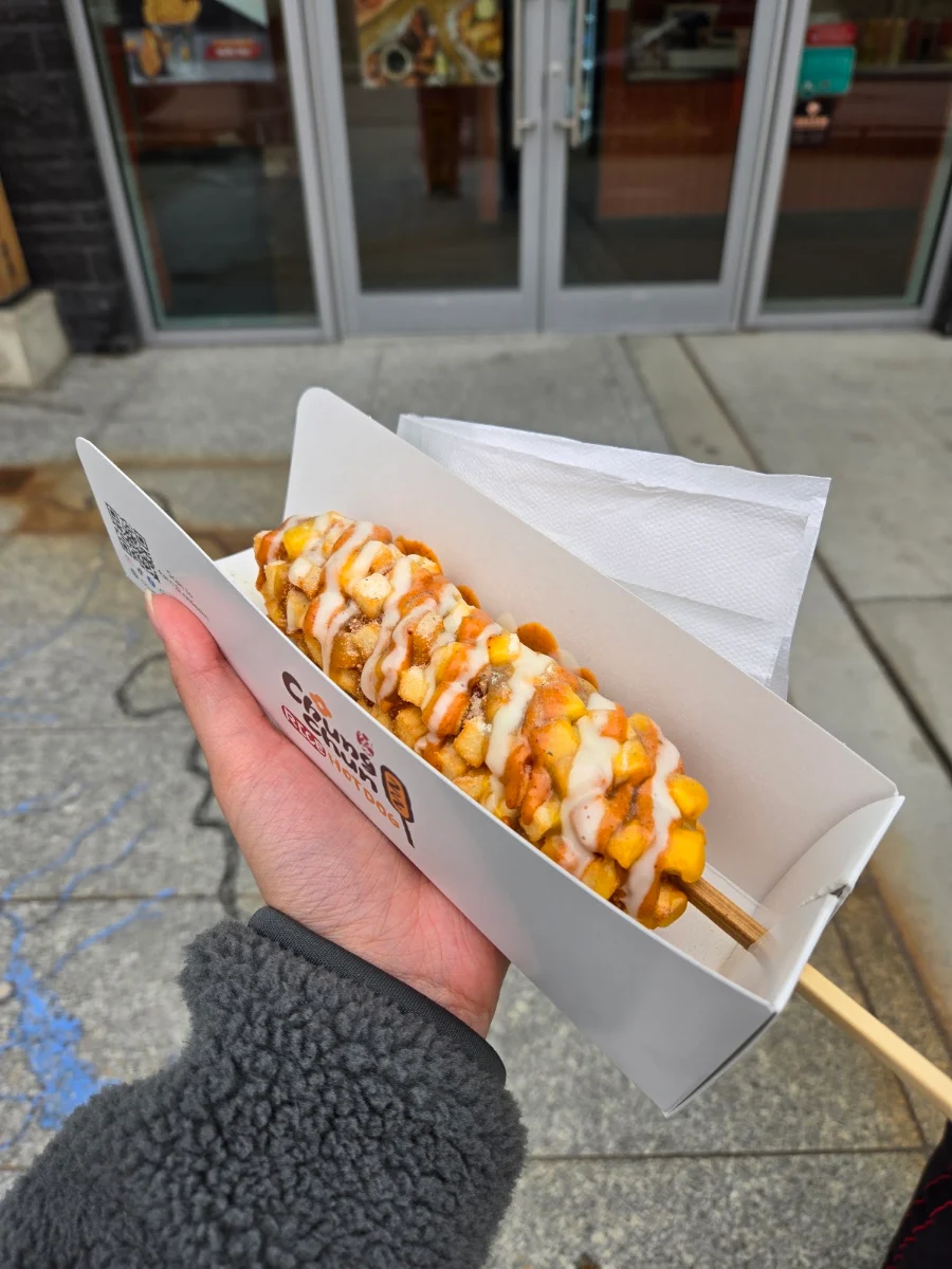 Gamsung Potato Hotdog