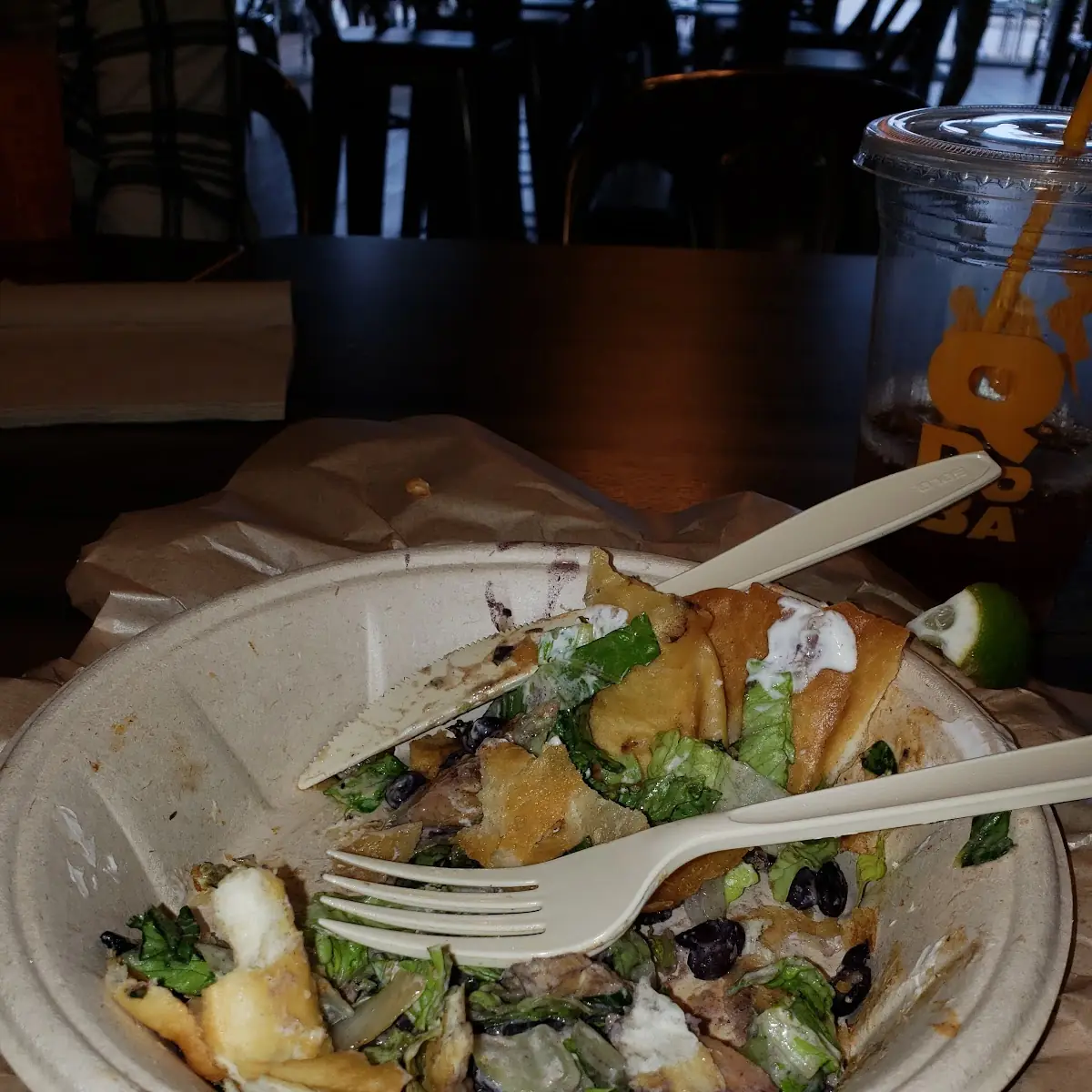 Taco Salad Gone