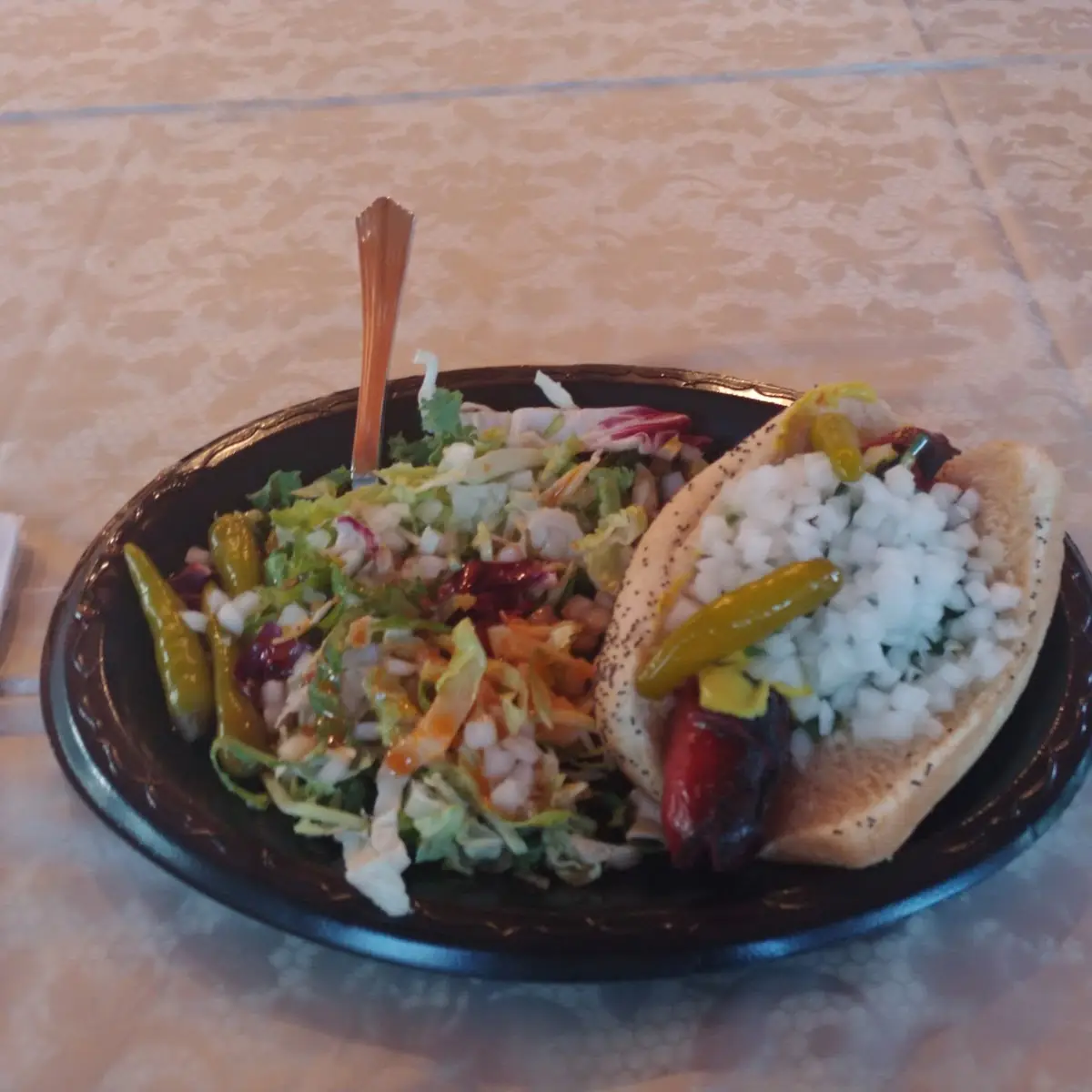 Char Grilled Polish Sausage
