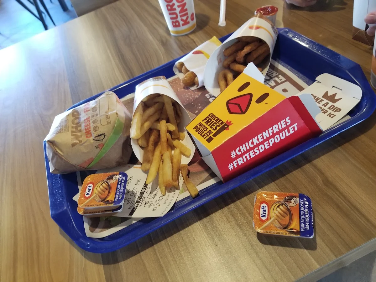 Whopper Onion Rings Mozzarella Sticks Fries Pop and a Shake