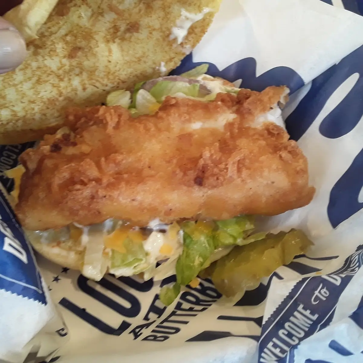 Alaskan Cod Fish Sandwich