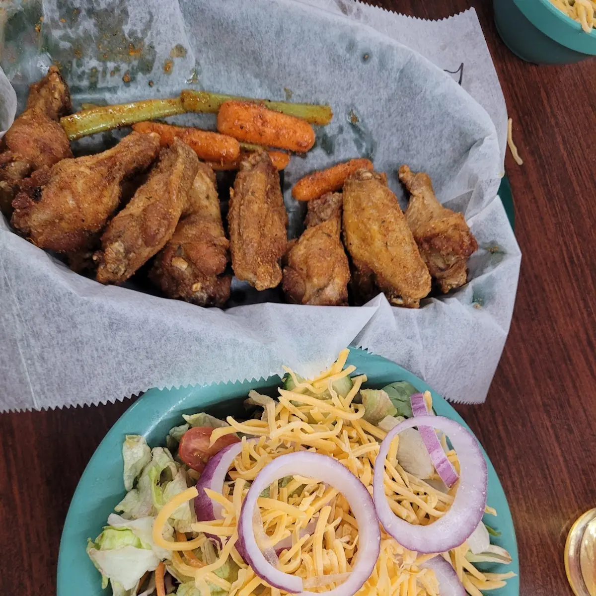Fried Chicken Tender Salad