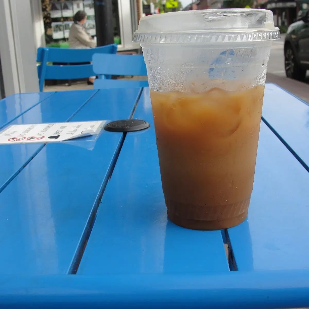 Old Brew with Maple Syrup and Oat Milk