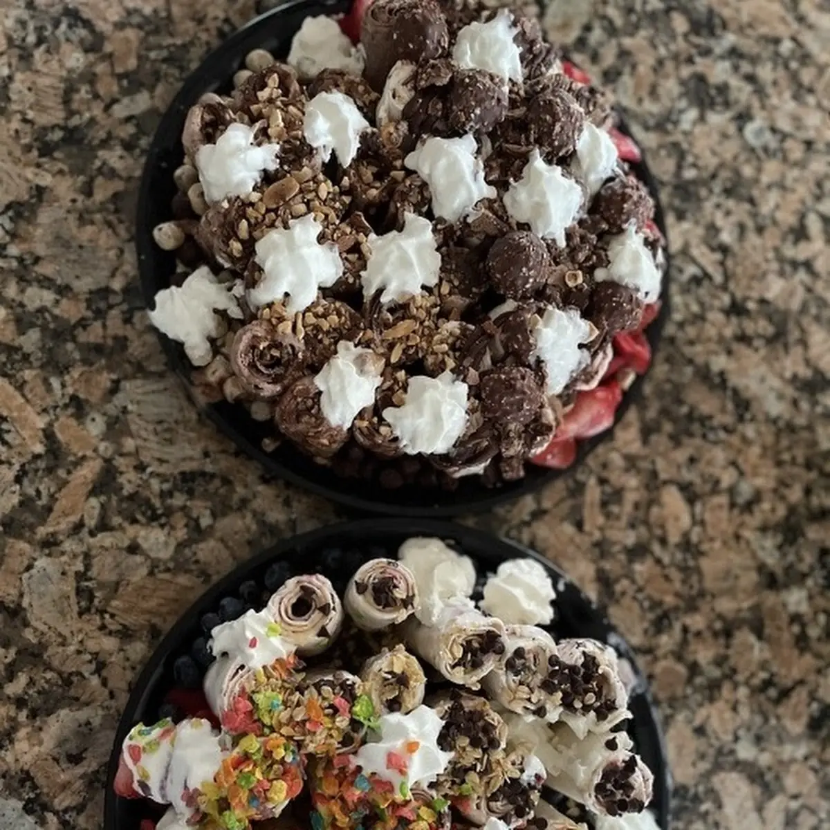 Rolled Ice Cream Cake