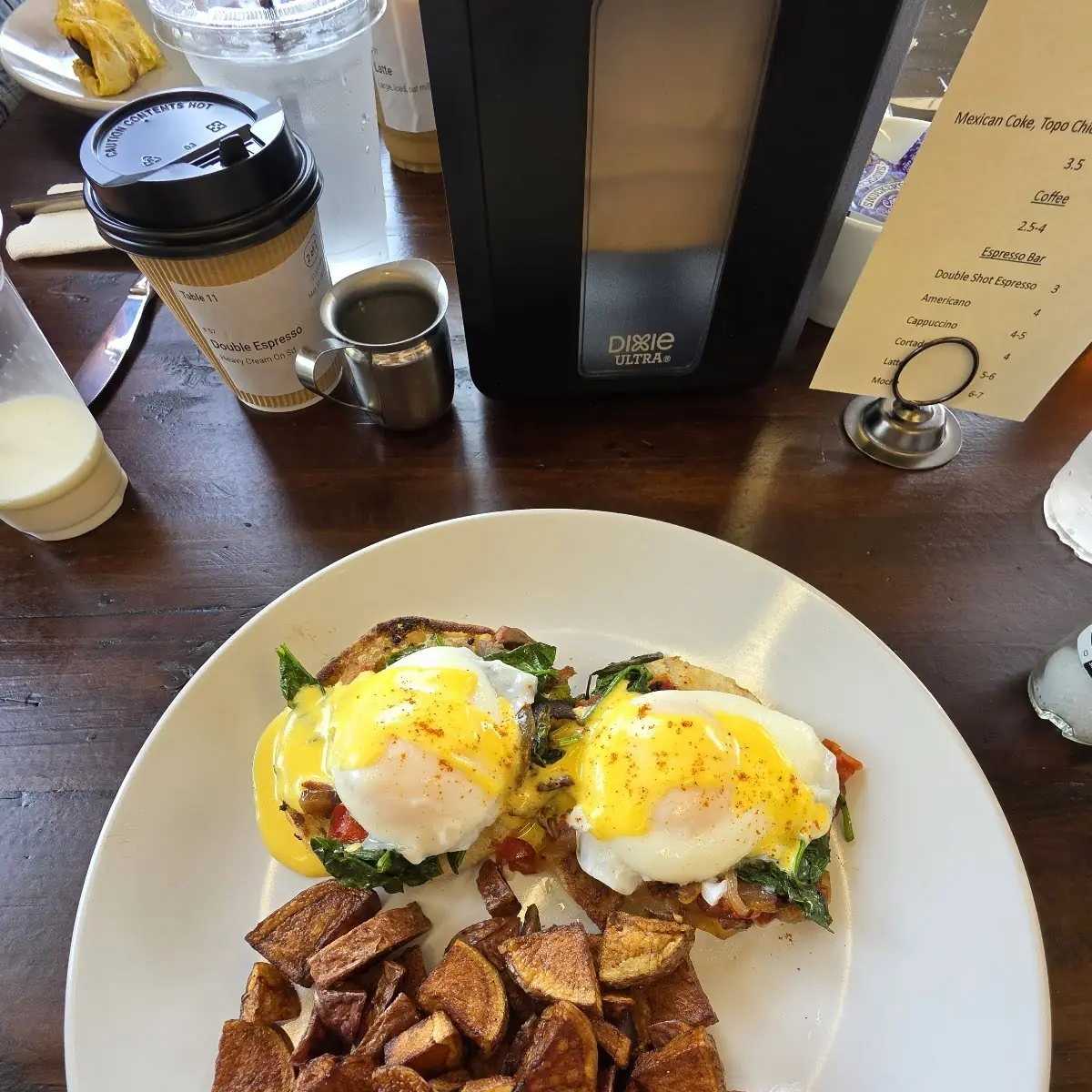 Eggs Benedict with Potatoes