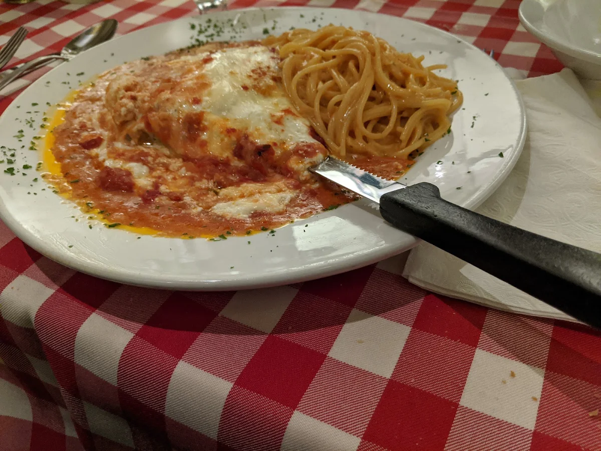 Pollo Nonna Bettina with Spaghetti Noodles, Porto A Casa