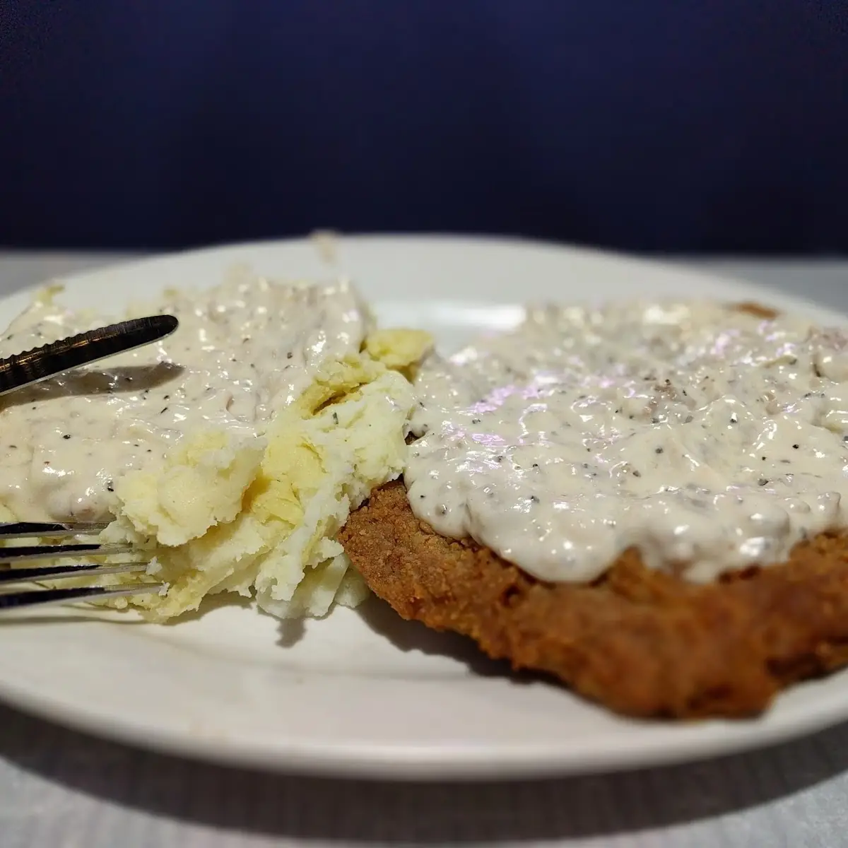 Chicken Fried Steak with Mashed Potatoes