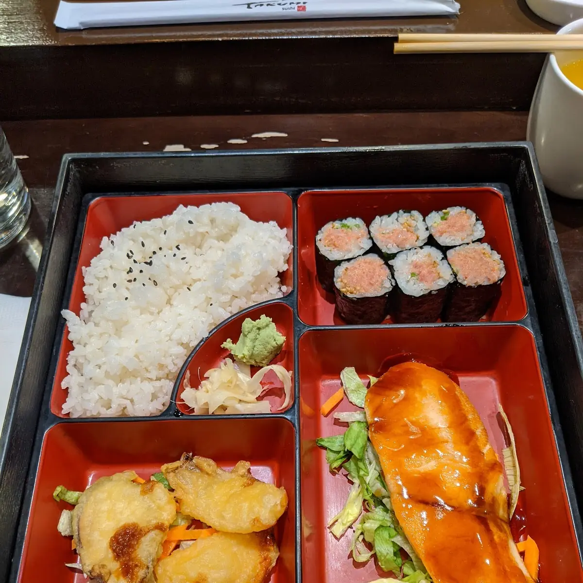Sushi and Sashimi Combo Lunch Box