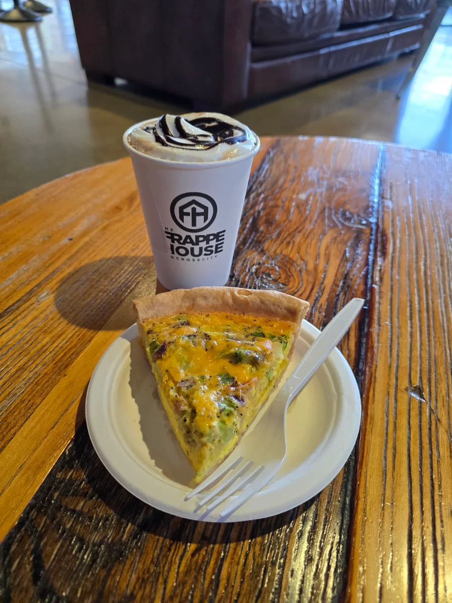 Broccoli Cheddar Quiche