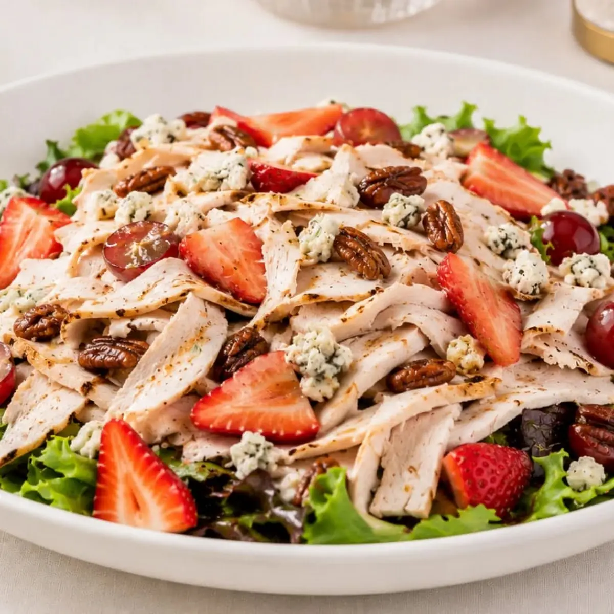 Strawberry Balsamic Chicken Salad