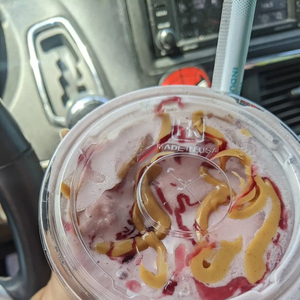 Peanut Butter and Jelly Frappe