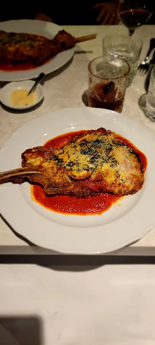 Bone-In Veal Parm, Piano Piano Restaurant