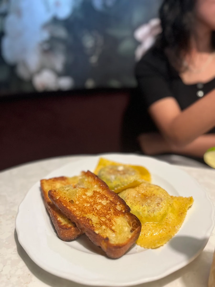 Egg Yolk Ravioli, Piano Piano Restaurant